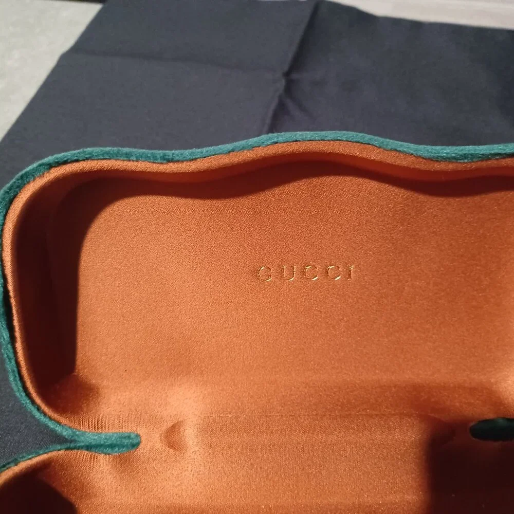 GUCCI GOLD SUNGLASS FRAME ONLY WITH CHARMS/GG1031S 001